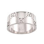 Gucci Icon Wide Ring 18k White Gold 750 — view 2
