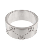 Gucci Icon Wide Ring 18k White Gold 750 — view 4