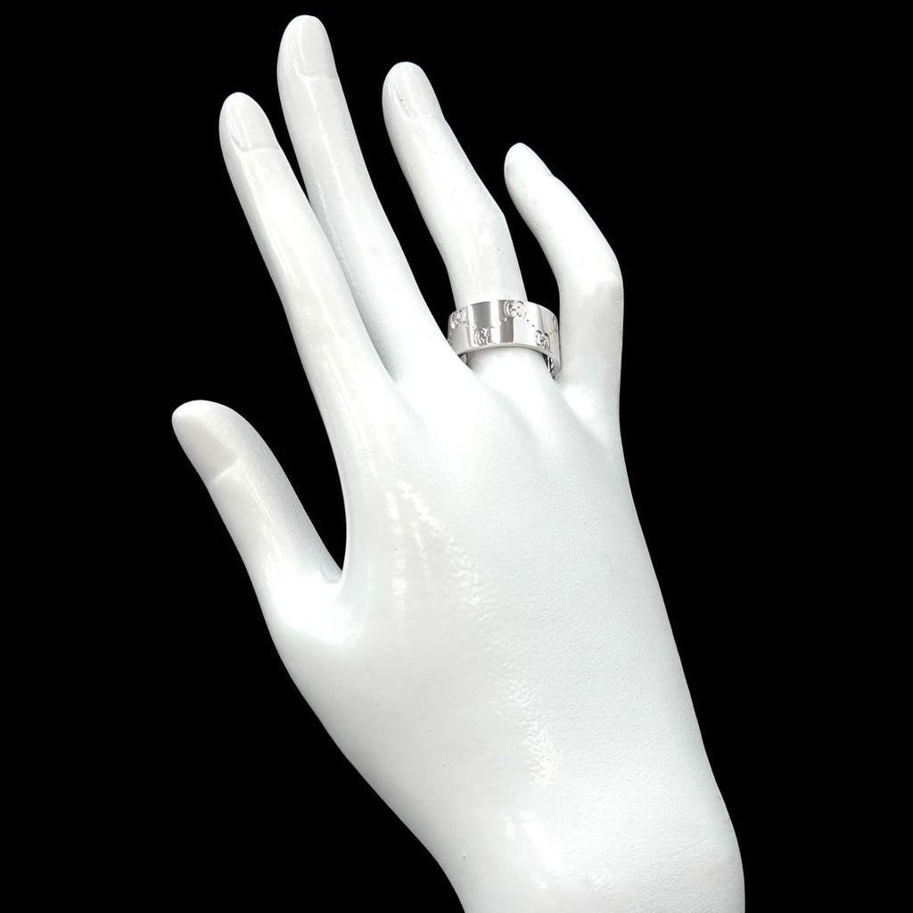 Gucci Icon Wide Ring 18k White Gold 750 — view 7