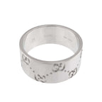 Gucci Icon Wide Ring 18k White Gold 750 — view 3