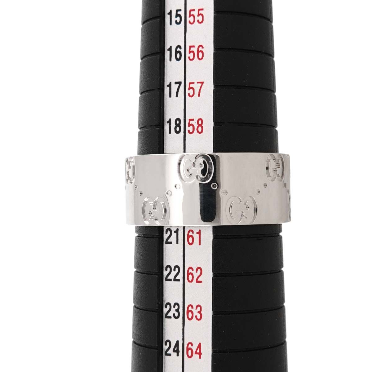 Gucci Icon Wide Ring 18k White Gold 750 — view 6
