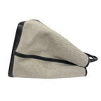 Hermes Garden Party GM Toile H Negonda Leather Handbag Gray Black — view 6