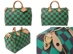 Louis Vuitton Speedy Bandouliere 40 Handbag Damier Pop Green — view 2