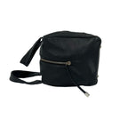 Chanel CC Logo Leather Mini Boston Bag Tote Black — view 5
