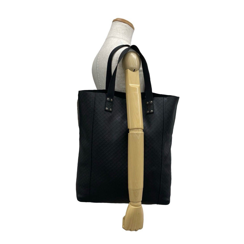 Bottega Veneta Intreccio Mirage Leather Tote Bag Black — view 2