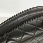 Chanel Handbag Quilted Lambskin Black Gold — view 8