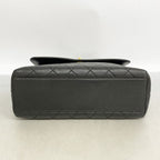 Chanel Handbag Quilted Lambskin Black Gold — view 3