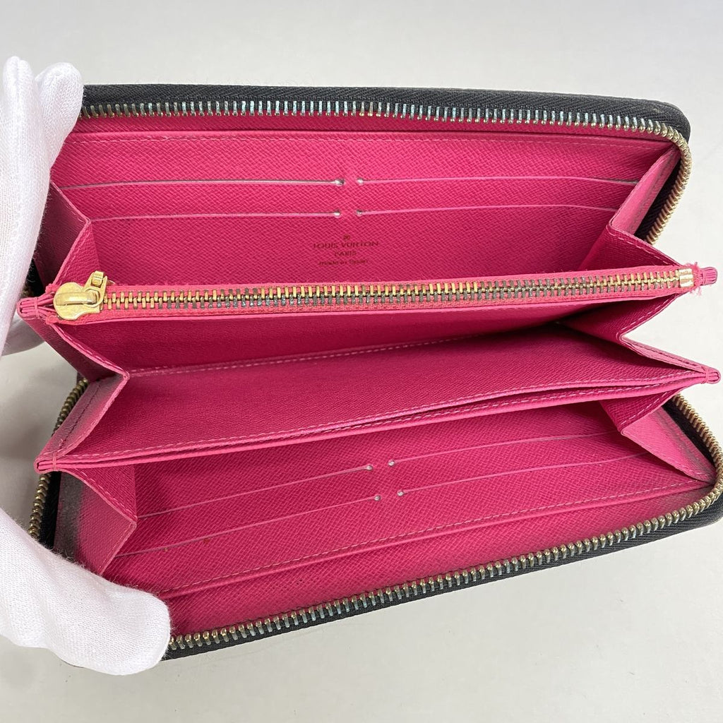 Louis Vuitton Wallet Monogram Multicolor Zippy Noir Grenat — view 3
