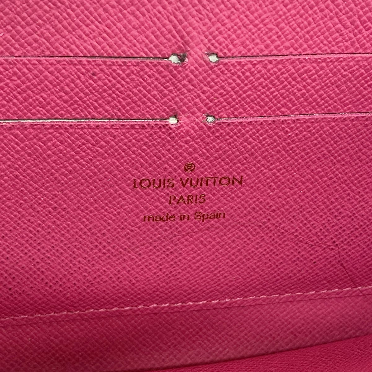 Louis Vuitton Wallet Monogram Multicolor Zippy Noir Grenat — view 4