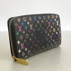 Louis Vuitton Wallet Monogram Multicolor Zippy Noir Grenat — view 2