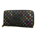 Louis Vuitton Wallet Monogram Multicolor Zippy Noir Grenat