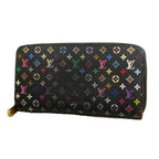 Louis Vuitton Wallet Monogram Multicolor Zippy Noir Grenat