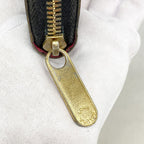 Louis Vuitton Wallet Monogram Multicolor Zippy Noir Grenat — view 7