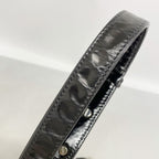 Chanel Shoulder Bag Boy Leather Black Silver — view 6