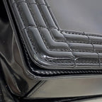 Chanel Shoulder Bag Boy Leather Black Silver — view 7