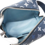 Louis Vuitton Handbag Monogram Shadow Rocker Dopp Kit Navy Blue — view 4