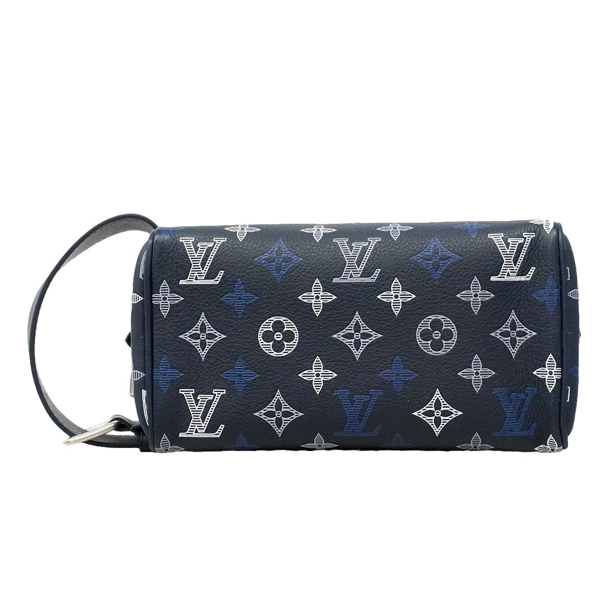 Louis Vuitton Handbag Monogram Shadow Rocker Dopp Kit Navy Blue — view 3