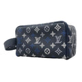 Louis Vuitton Handbag Monogram Shadow Rocker Dopp Kit Navy Blue