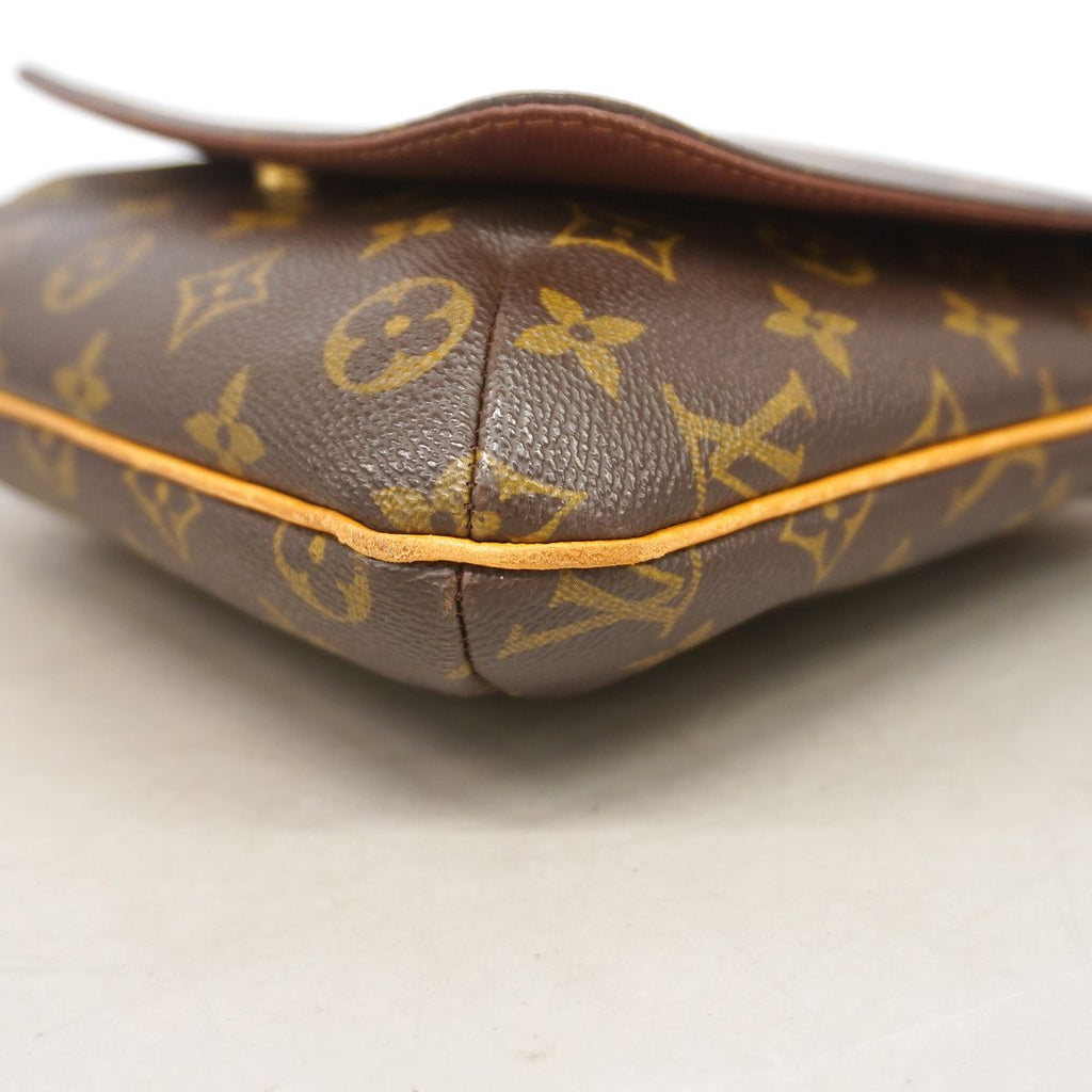 Louis Vuitton Shoulder Bag Monogram Musette Salsa Short Strap Brown — view 6
