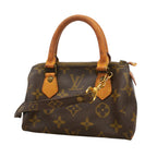Louis Vuitton Handbag Monogram Mini Speedy Brown 2-Way Bag