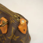 Louis Vuitton Handbag Monogram Mini Speedy Brown 2-Way Bag — view 7