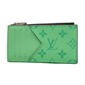 Louis Vuitton Taigarama Coin Card Holder Minty Green