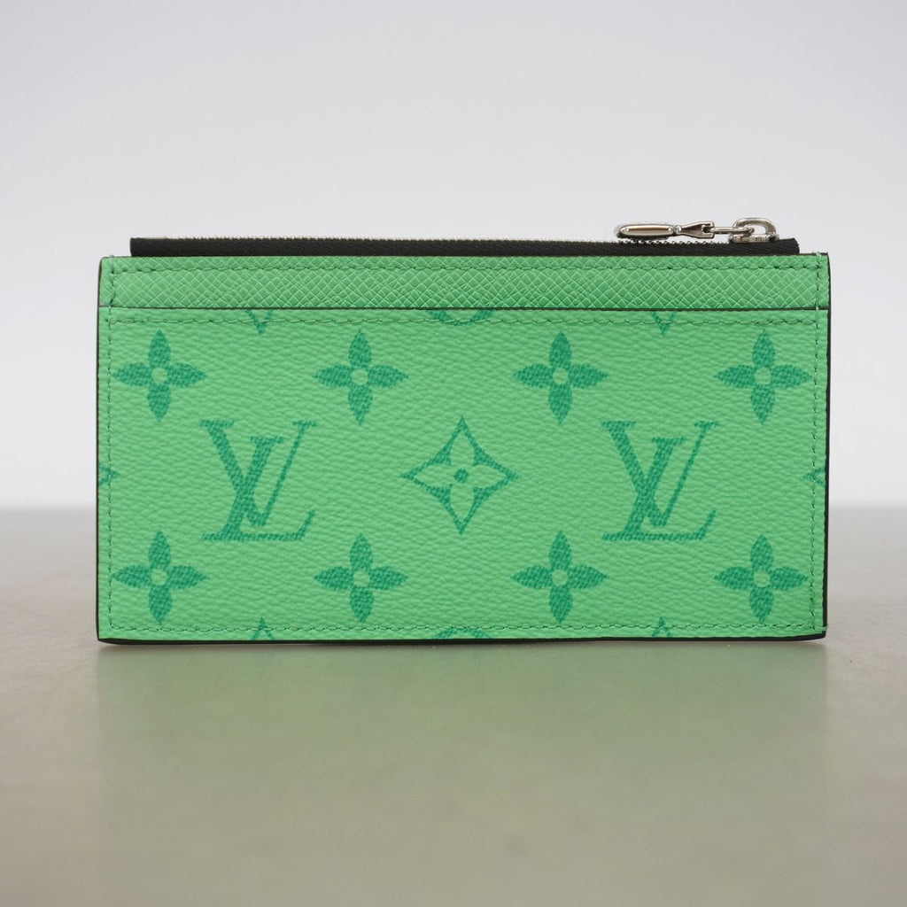 Louis Vuitton Taigarama Coin Card Holder Minty Green — view 5