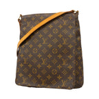 Louis Vuitton Shoulder Bag Monogram Musette Brown