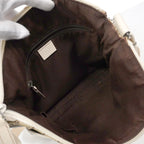Gucci Shoulder Bag GG Canvas Beige Silver — view 4