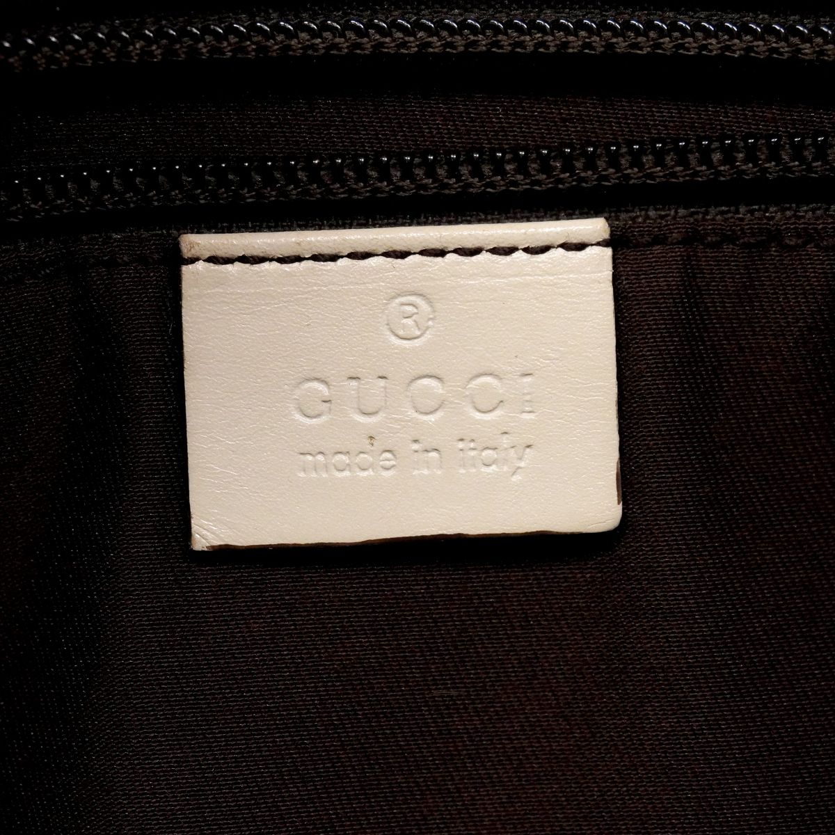 Gucci Shoulder Bag GG Canvas Beige Silver — view 5