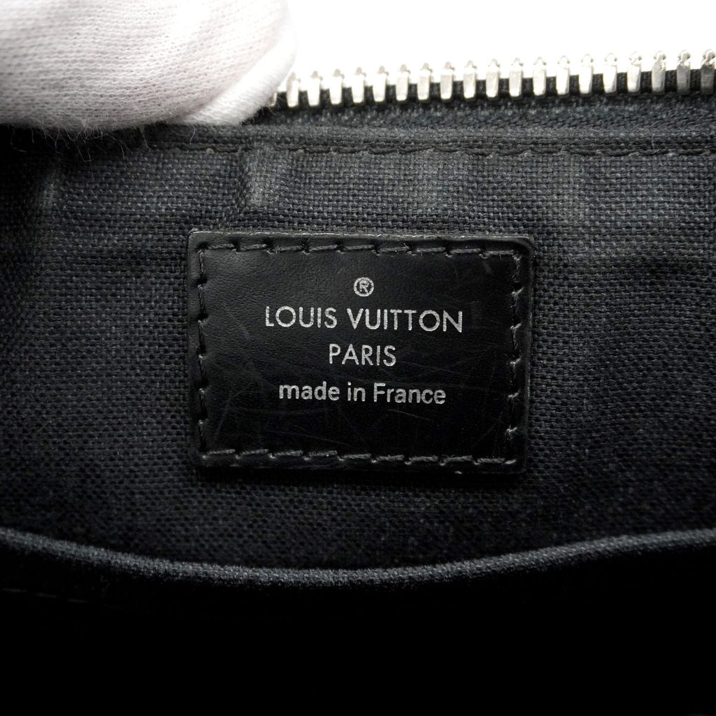 Louis Vuitton Shoulder Bag Damier Graphite Mick PM Black Gray — view 5
