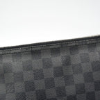 Louis Vuitton Shoulder Bag Damier Graphite Mick PM Black Gray — view 6