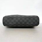 Louis Vuitton Shoulder Bag Damier Graphite Mick PM Black Gray — view 3