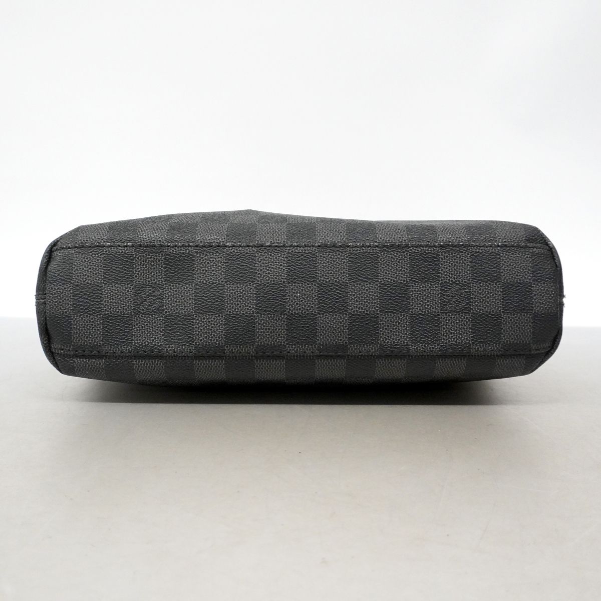 Louis Vuitton Shoulder Bag Damier Graphite Mick PM Black Gray — view 3