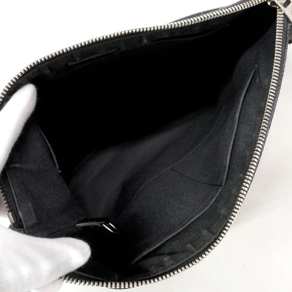 Louis Vuitton Shoulder Bag Damier Graphite Mick PM Black Gray — view 4