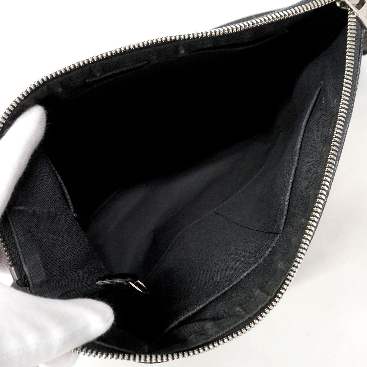 Louis Vuitton Shoulder Bag Damier Graphite Mick PM Black Gray — view 4