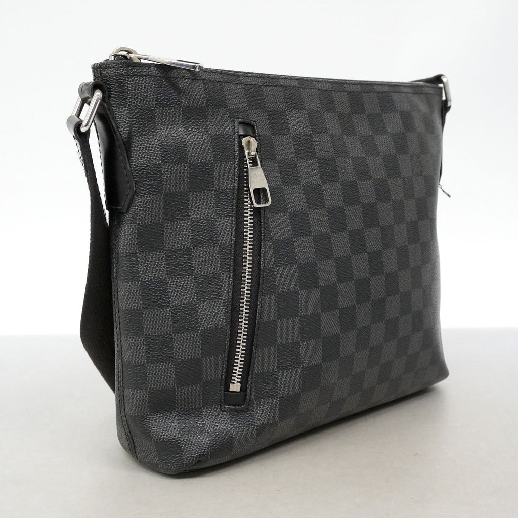 Louis Vuitton Shoulder Bag Damier Graphite Mick PM Black Gray — view 2