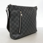 Louis Vuitton Shoulder Bag Damier Graphite Mick PM Black Gray — view 2