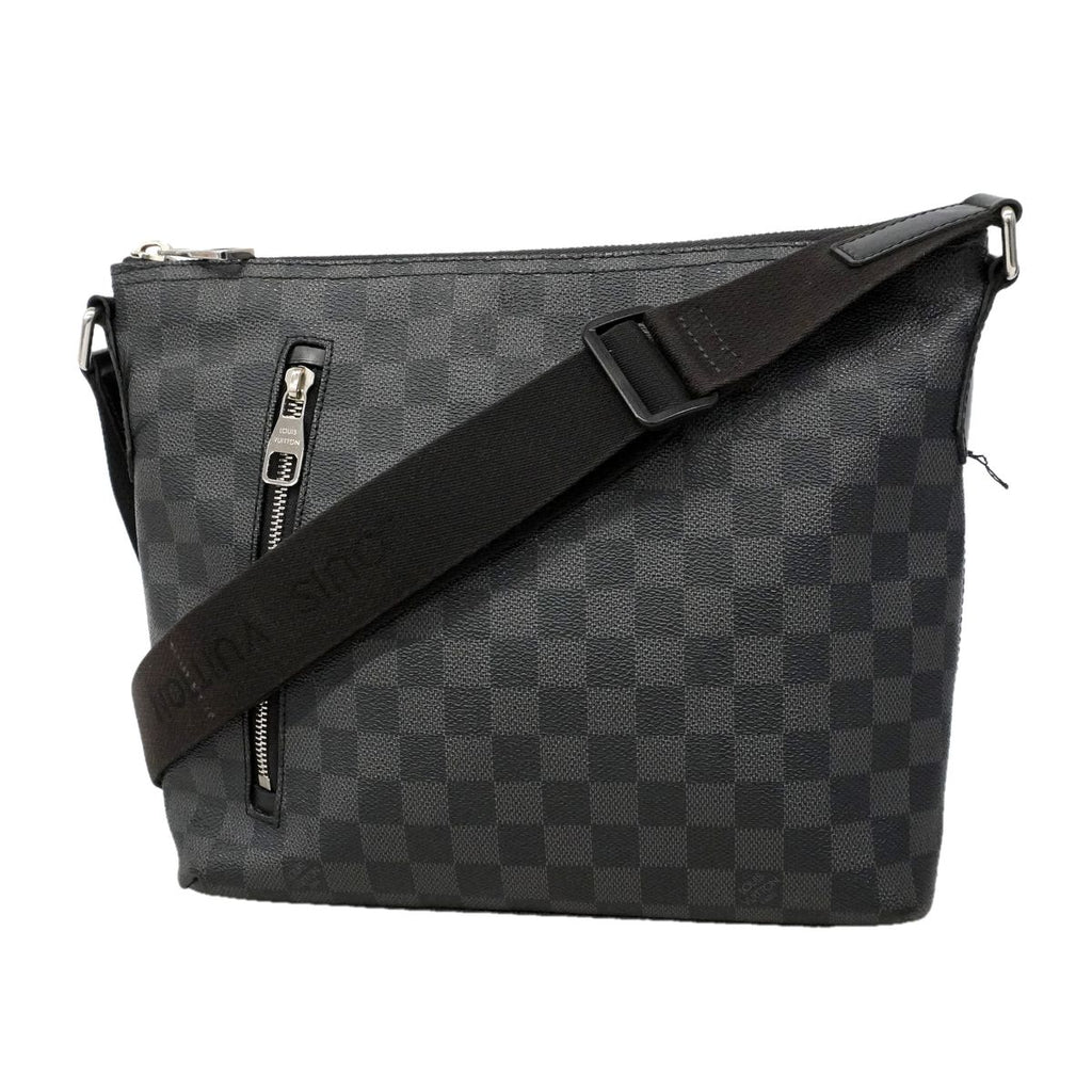 Louis Vuitton Shoulder Bag Damier Graphite Mick PM Black Gray