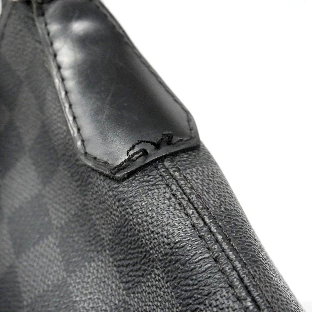 Louis Vuitton Shoulder Bag Damier Graphite Mick PM Black Gray — view 7