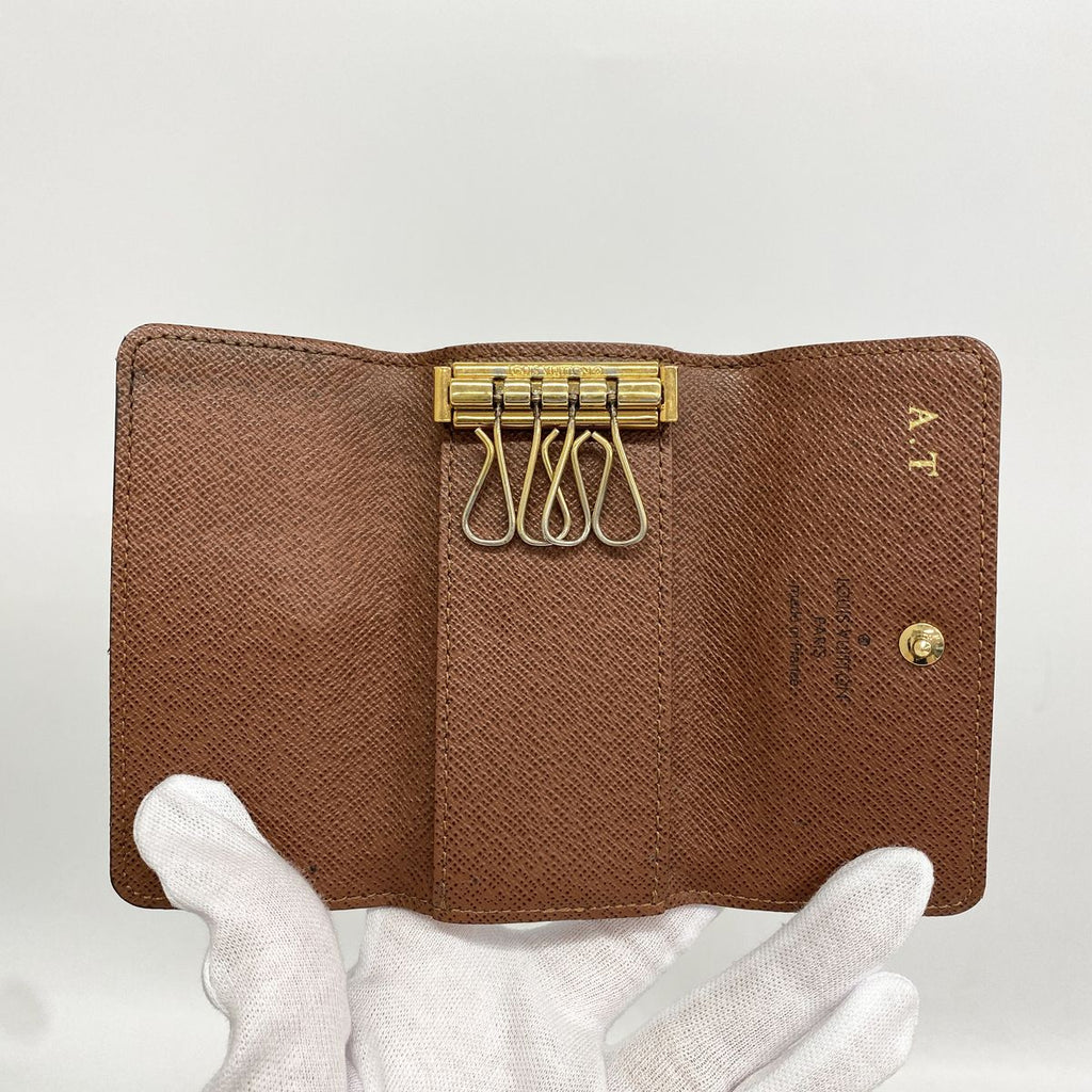 Louis Vuitton Key Case Monogram Multicles 4 Brown Key Holder — view 3