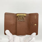 Louis Vuitton Key Case Monogram Multicles 4 Brown Key Holder — view 3