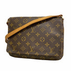 Louis Vuitton Shoulder Bag Monogram Musette Tango Short Strap Brown