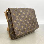 Louis Vuitton Shoulder Bag Monogram Musette Tango Short Strap Brown — view 2