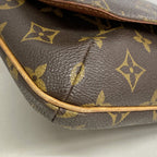 Louis Vuitton Shoulder Bag Monogram Musette Tango Short Strap Brown — view 7