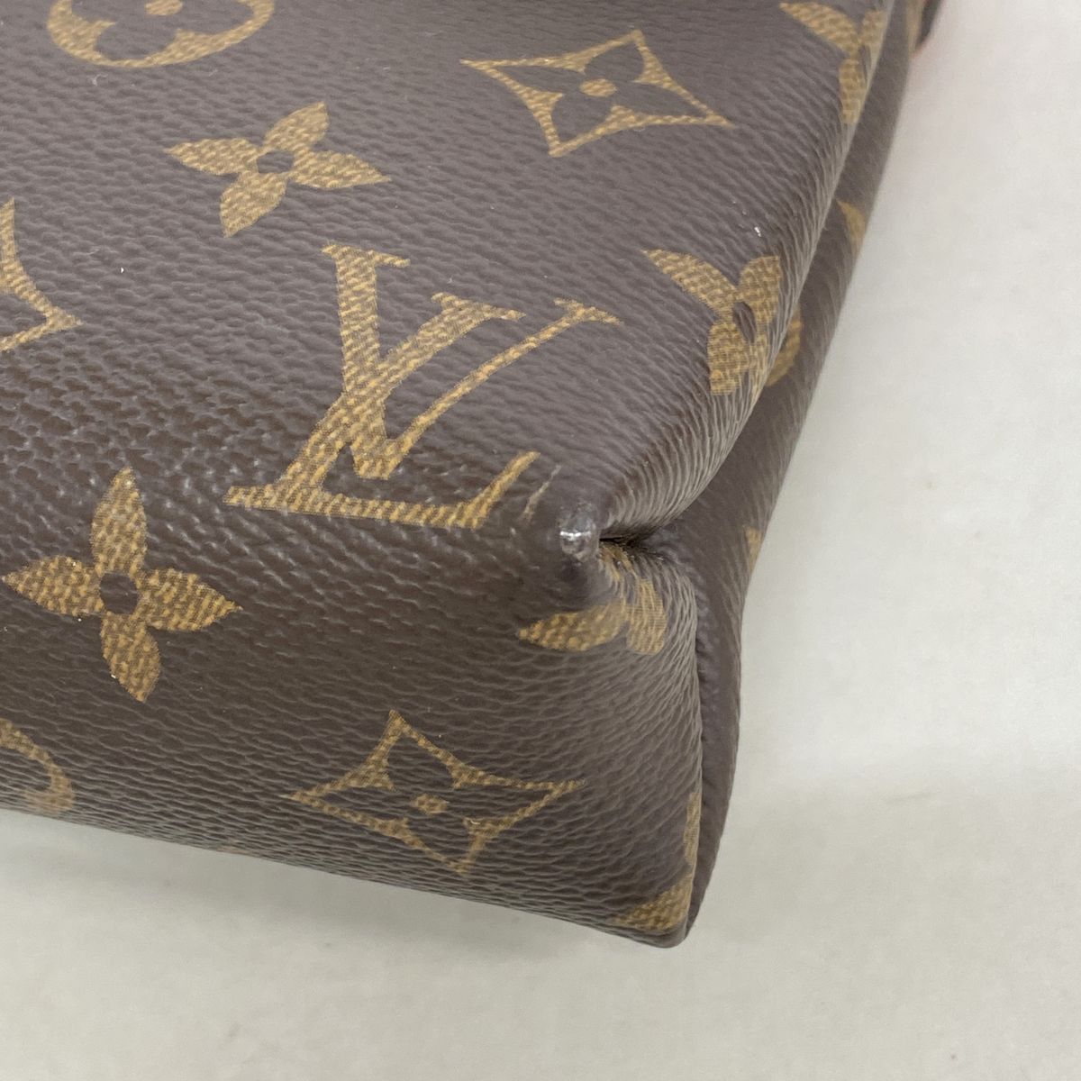 Louis Vuitton Shoulder Bag Monogram Pallas Chain Brown Cerise — view 6