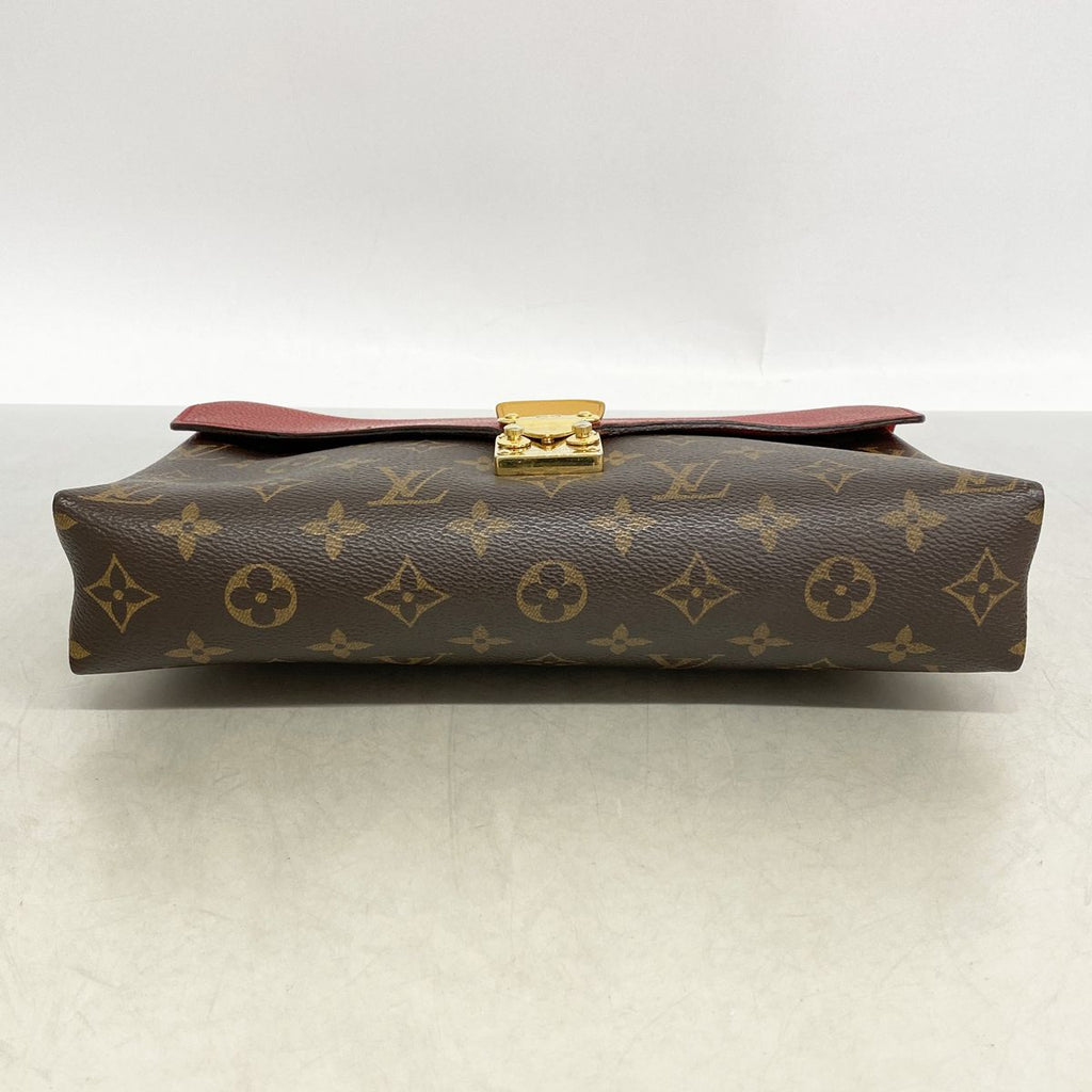 Louis Vuitton Shoulder Bag Monogram Pallas Chain Brown Cerise — view 3