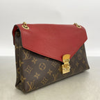 Louis Vuitton Shoulder Bag Monogram Pallas Chain Brown Cerise — view 2