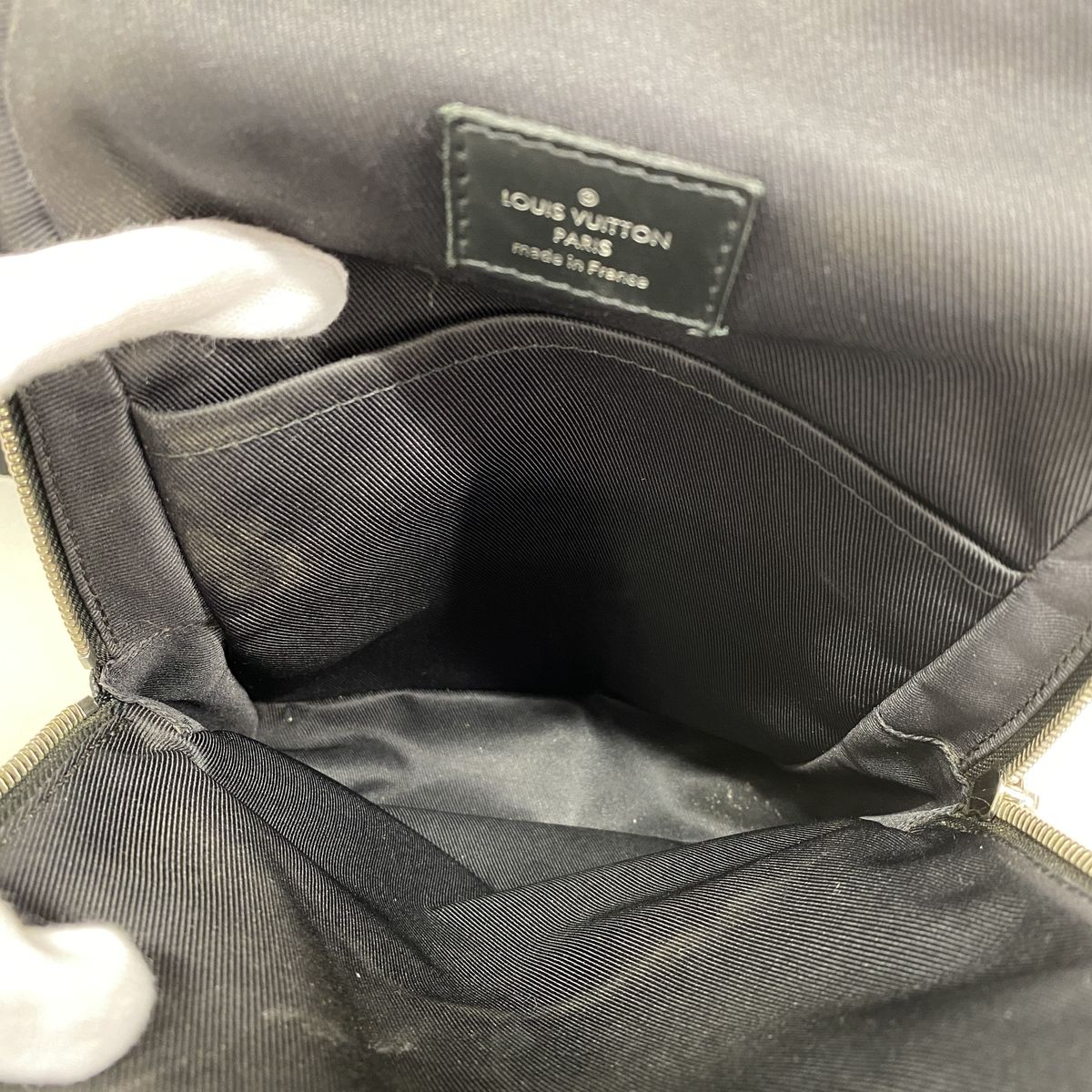 Louis Vuitton Belt Bag Damier Graphite Avenue Black Gray — view 4