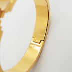 Hermes Bangle Clic Clac PM Gold Plated Bracelet — view 5